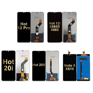 Manufacturer Service LCD Touch Screen Display Mobile Phones For Infinix Hot 12i 12 Pro 20i 20S Note 6 Replacement Display