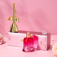 Crimson Lover Eau de Toilette pour Femme, Notes de Parfum Fraîches et Légères, Rose, Violette, Patchouli, Cadeau Parfait pour la Saint-Valentin
