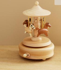 Socio de Dropshipping y Logística de Shopify: Regalo Creativo para el Hogar, Carrusel Giratorio de Madera, Juguete Educativo para Cumpleaños Infantiles - Product Image 6