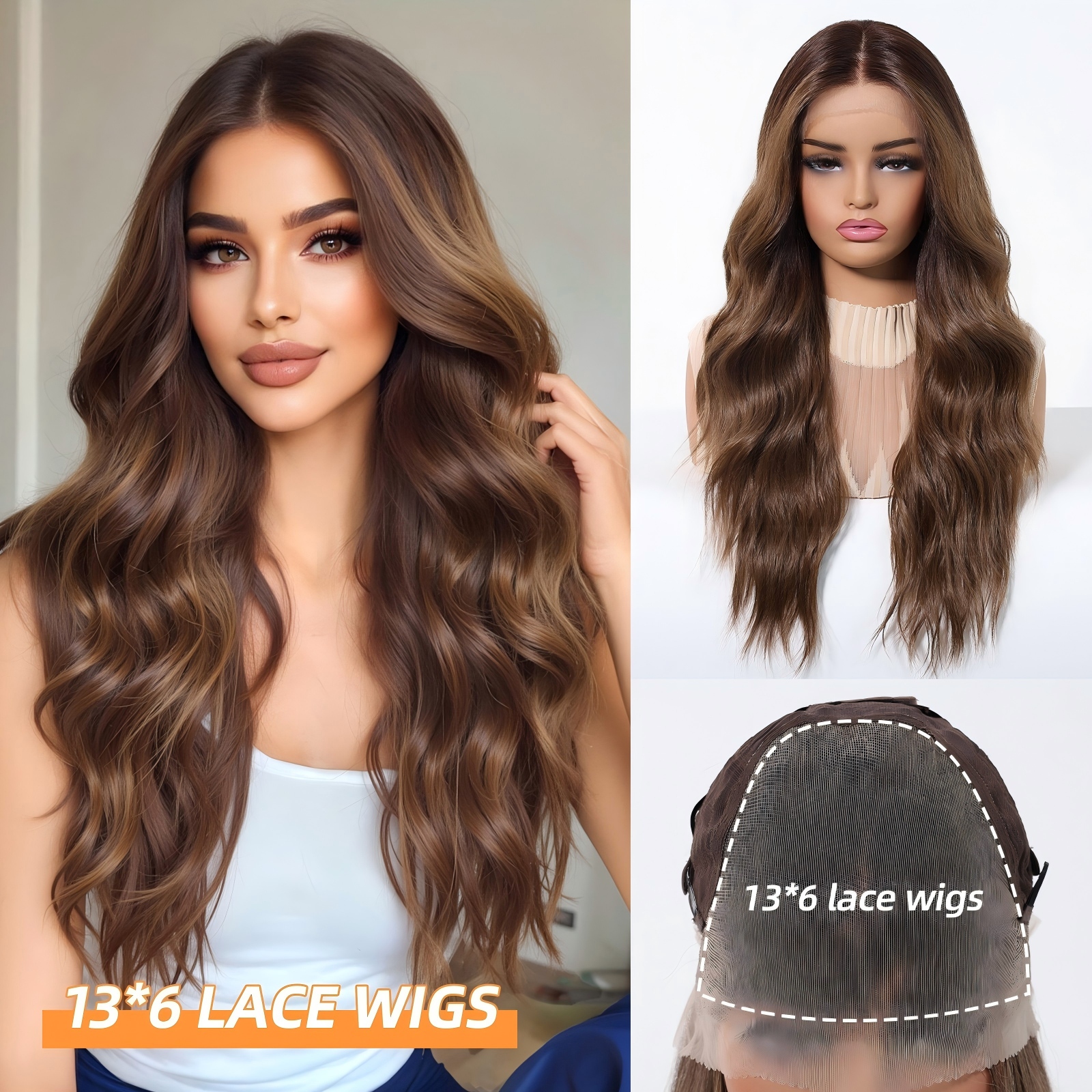 Gradual dark brown