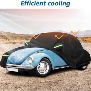 Funda Protectora Impermeable y Resistente para Volkswagen Beetle Bug <span class=keywords><strong>de</strong></span> 2 Puertas (1960-1980), con Bolsa <span class=keywords><strong>de</strong></span> Almacenamiento con Cierre para las Puertas - Product Image 3