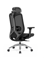 Chaise de bureau ergonomique de nouvelle conception avec accoudoirs réglables en 4D et soutien lombaire, chaise de direction en maille respirante