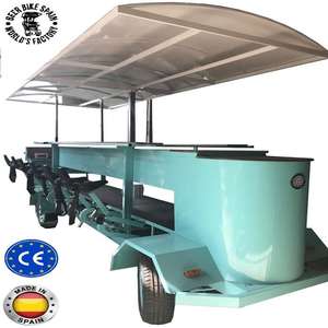 Bicicleta Turística para Cerveza, Autobús Turístico, Vehículo Comercial para Visitas Turísticas, Carrito de Cerveza Eléctrico, Bicicleta para Servir Comida y Bebidas, Precio al por Mayor - Product Image 3
