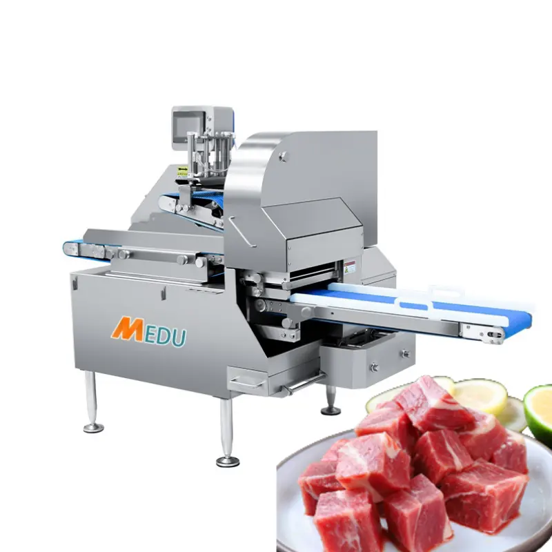 Industrial Frzoen Cordero Carne Dicer Carne congelada Dicer Máquina de cortar en cubitos Máquina Dicer de carne