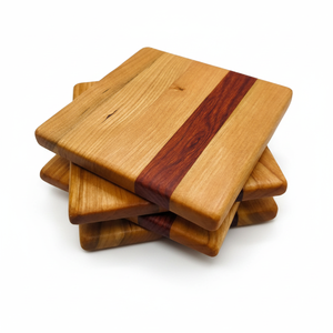 ขายทั้งร้อนขายไม้จานรองแก้วชุดของขวัญที่ยั่งยืนสี่เหลี่ยมรูปร่างถ้วยกาแฟจานรองแก้วโต๊ะแผ่นฉนวนกันความร้อนไม้จานรองแก้ว - Product Image 1