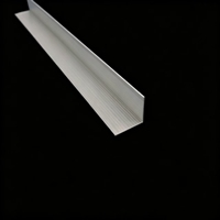 Profil d'angle en PVC en forme de L, extrusion directe d'usine, profil en L en plastique personnalisé