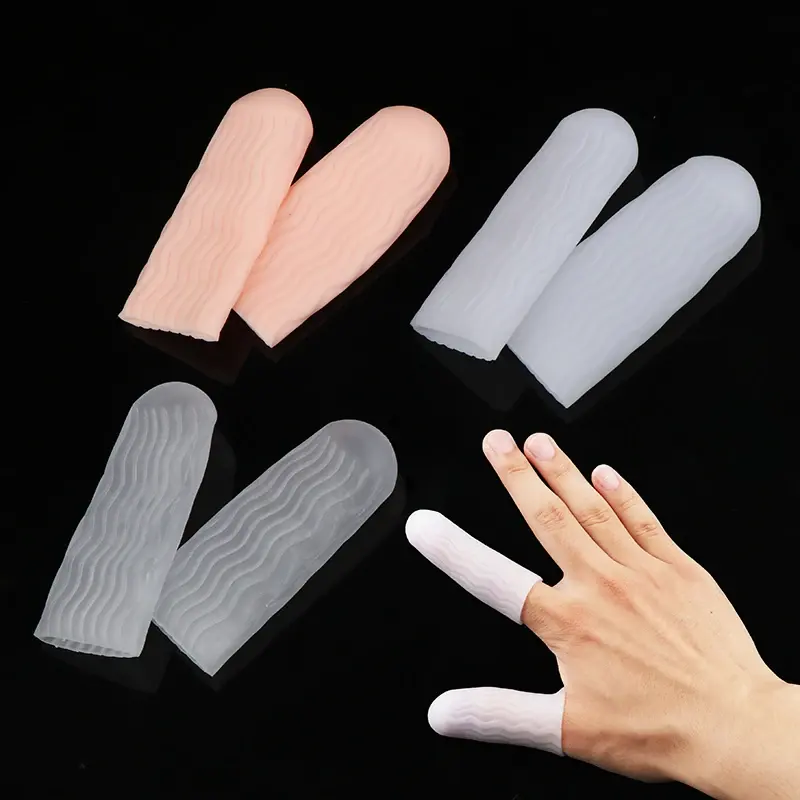 Silikon-Fingerschutzhülle Hülse Abdeckung Schutzgirmen hitzebeständige Fingerschuhe großartiges Kochen Küchenwerkzeug Fingerschutz
