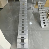 Rampe pliante portable en aluminium robuste pour fauteuils roulants, rampe de mobilité pour personnes handicapées, pour les marches, les portes et les escaliers à domicile
