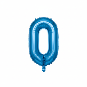 Ballon en film d'aluminium bleu No.0 de 32 \ "240 pièces/CS pour décorations de fête - Product Image 2