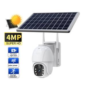 Solar Powered Camera 4MP 2560x1440 HD Night Vision Outdoor Waterproof With Solar Panel For Home Security Monitoring - Product Image 2