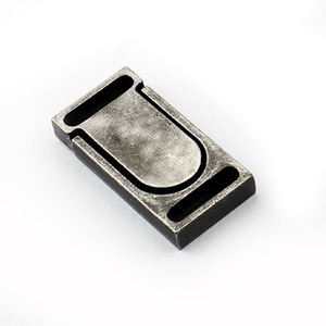 Magnetic Quick Release Buckles 12mm Inner Diameter Zinc Alloy Clip Buckle For Bags Backpacks <b>Webbing</b> Hardware Accessories - Product Image 3