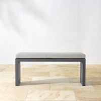 Ensemble de mobilier de salle à manger extérieur classique pour restaurants commerciaux et complexes hôteliers : table longue et banc de jardin