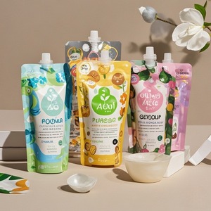 Custom Foil <strong>Spout</strong> Refill <strong>Pouch</strong> For Beverage Juice Drink Liquid Food Sauce Packaging Leak Proof Bag - Product Image 3