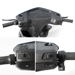 Motocicleta Eléctrica de Envío Rápido, 10 Pulgadas, Neumático 3.00-10, Motor Impermeable, Suspensión Completa, Precio CKD - Product Image 5