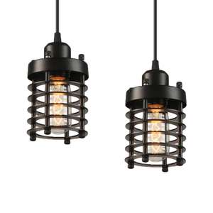 Lampe suspendue industrielle à la forme d'une <span class=keywords><strong>cage</strong></span> Edison, design <span class=keywords><strong>Vintage</strong></span>, luminaire décoratif d'intérieur, ampoules E27, E26 - Product Image 1