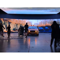 Mur vidéo LED incurvé de production virtuelle P1.9 1.9 mm P2.6 2.6 mm, écran LED XR 7680 Hz, studio d'affichage LED 3D immersif, Pantalla Led