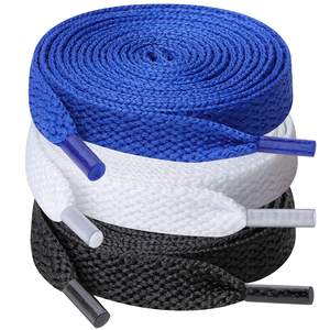 Lacets plats en polyester OEM VeloxSoles avec embouts en plastique, motifs imprimés personnalisés en couleurs arc-en-ciel pour le sport et l'extérieur - Commandes en gros - Product Image 2