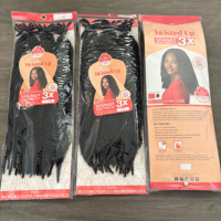 Extensions de cheveux synthétiques Afro Twist, tresses africaines à trame unique, extensions de cheveux torsadés bouclés crépus