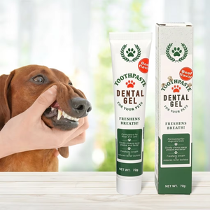 Dentifrice pour animaux de compagnie pour chiens et chats, nettoyage buccal, saveurs de bœuf et de vanille - Product Image 6