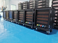 Boîtier de distribution d'alimentation électrique pour rack, 3 phases, 36 canaux, entrée principale Camlock avec connecteurs 16A