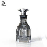 Botol Parfum Kaca Kosong Desain Baru Khusus 50ml 100ml, Botol Parfum Mewah dengan Semprotan, Kemasan Botol Parfum