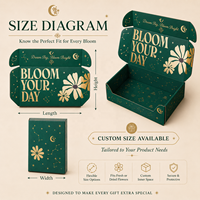 Boîtes à fleurs personnalisées uniques de marque pour la Saint-Valentin, les anniversaires, les mariages, les propositions de demoiselles d'honneur, les grands bouquets, emballage floral, boîte d'expédition