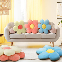 Unisex Super Soft Plüsch Sonnenblumen form Tatami Kissen PP Baumwolle Füllung Stress abbau Plüschtiere für Hochzeits anlässe