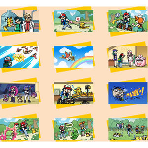 Mini Bloques de Construcción PY, Caja Sorpresa de Anime, Juego de Mesa Artístico, Tarjeta de Regalo, Imán para Refrigerador, Colección de Pokémon, Tarjeta Pokémoned para Transmisión en Vivo - Product Image 5