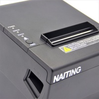 Imprimante de reçus de caisse thermique de bureau 80 mm pour supermarché avec interfaces USB+Ethernet+Bluetooth