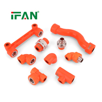 Raccords de plomberie PPR, connecteurs à insert en cuivre composite pour tuyaux PPR, directement de l'usine IFAN