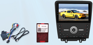 Pantalla táctil IPS estéreo para <span class=keywords><strong>coche</strong></span> Android de 10,1 pulgadas con GPS CarPlay reproductor Multimedia automático Android para Ford Mustang 2010-2014 - Product Image 5