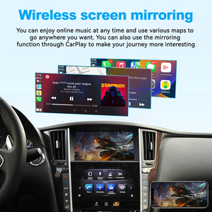 Joyeauto 2013 2014 2015 Infiniti Q50/Q60/Q50L ไร้สาย Apple CarPlay แอนดรอยด์ Auto retrofit เครื่องเล่นดีวีดี - Product Image 6