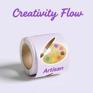 Pegatina holográfica de alta calidad, pegatinas de vinilo troqueladas con purpurina, adhesivo de impresión personalizado, pegatinas de holograma de dibujos animados impermeables - Product Image 2