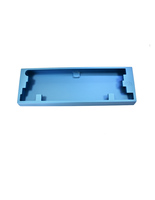 Casing Keyboard Mekanik Aluminium Alloy Anodized Biru Berkualitas Tinggi dari Produsen Langsung, Layanan Pemesinan CNC