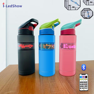 应用控制时尚水瓶带发光二极管条可编程信息显示发光二极管滚动信息屏幕 - Product Image 5