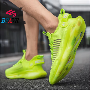 Zapatillas Deportivas de Primavera/Verano de Alta Elasticidad con Diseño Tejido de Coco, Suela de Palomitas y Forro de Malla Transpirable - Product Image 6