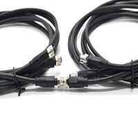Connecteur électronique Câble 6 broches 1m Mâle Droit IP67 Connecteur circulaire M8 étanche