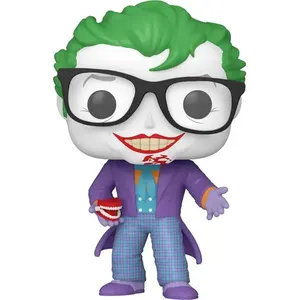 Cho Batman 85 kỷ niệm <span class=keywords><strong>Pop</strong></span>! Vinyl hình <span class=keywords><strong>Joker</strong></span> với răng ABS mô hình vật liệu đồ chơi để thu thập trang trí thiết kế nhân vật - Product Image 1