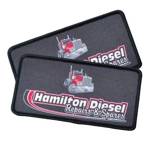 Nouvelles Étiquettes de Vêtements Sérigraphiées 2024 – Badges Tissés Thermocollants à Logo Personnalisé pour Chapeaux – Vente Chaude - Product Image 1