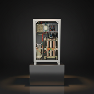 Stabilisateur de tension électronique triphasé Delixi série SBW 6 kVA, prix usine, avec affichage LED/LCD, pour armoire AC, utilisation SVC 220 V - Product Image 1