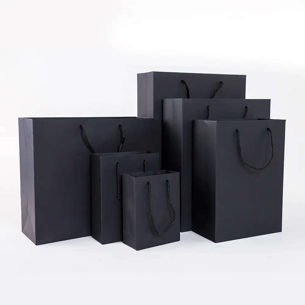 Sacchetto di carta di acquisto stampato su ordinazione famoso del regalo di marca di prezzi economici all'ingrosso con il vostro Logo personalizzato sacchetto di carta Kraft personalizzato