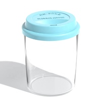 Couvre-tasse en silicone anti-poussière rond pour tasse à café, diamètre 9,8 cm