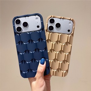 เคสโทรศัพท์มือถือกันกระแทก TPU ลายรังผึ้ง 3 มิติ สำหรับ iPhone 17 16 15 14 13 12 pro max ดีไซน์ลายรูปทรงข้าวหลามตัด - Product Image 2