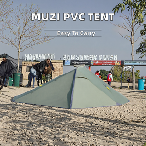 Tenda ultraleggera a doppio strato portatile singola <span class=keywords><strong>attrezzatura</strong></span> da <span class=keywords><strong>campeggio</strong></span> Multiplayer per escursioni all'aperto in poliestere - Product Image 3