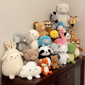 2026 JellyCatt Peluches courtes en coton PP, modèles lapin, animaux simulés, fruits, légumes, cœur moelleux, <span class=keywords><strong>dragon</strong></span>, avec cintre, pour Halloween, pour tous les âges - Product Image 3