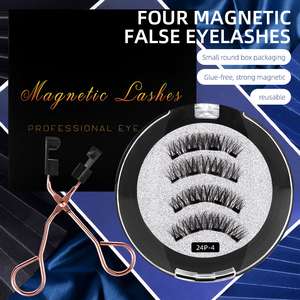 Cils magnétiques Fox Eye les plus vendus, aimants naturels, faux cils magnétiques 3D sans colle avec clip magnétique pour cils - Product Image 6