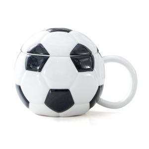 Reliëf Steengoed Keramische Voetbal Mok, Voetbal Ontwerp Keramische Koffiemokken - Product Image 6