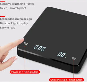 Changxie Neueste Multifunktionale Haushaltswaage 3KG 0,1g, Elektronische Digitale Kaffeewaage mit Timer - Product Image 3