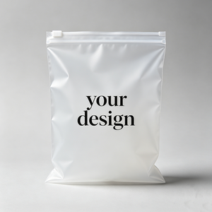 Bolsa de Plástico Transparente con Cierre Hermético Personalizada, Bolsa de Embalaje Reutilizable para Alimentos - Product Image 3