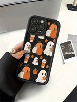 Mignon Halloween Citrouille Fantôme Feuille D'érable Téléphone étui pour iphone 17 Antichoc Téléphone étui pour iphone 17 Air 16 Pro Max